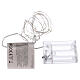 Christmas string lights, 20 warm white LEDs battery operated s4