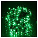 Guirlande Noël chaîne verte 192 Leds verts extérieur boîtier programmes lumineux 8 m s1
