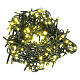 Guirlande Noël chaîne verte 192 Leds jaunes extérieur boîtier programmes lumineux 8 m s2
