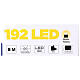 Christmas lights 192 yellow LEDs with control unit 8 m s4