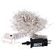 Christmas string lights, 400 purple LEDs with control unit 8 m s5