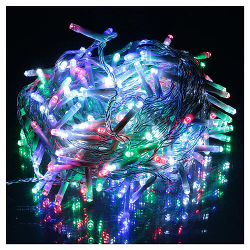 Guirlande lumineuse Noël 240 Leds multicolores extérieur interrupteur 12 m 1