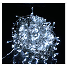 Christmas string lights, 240 white LEDs with external switch 12 m