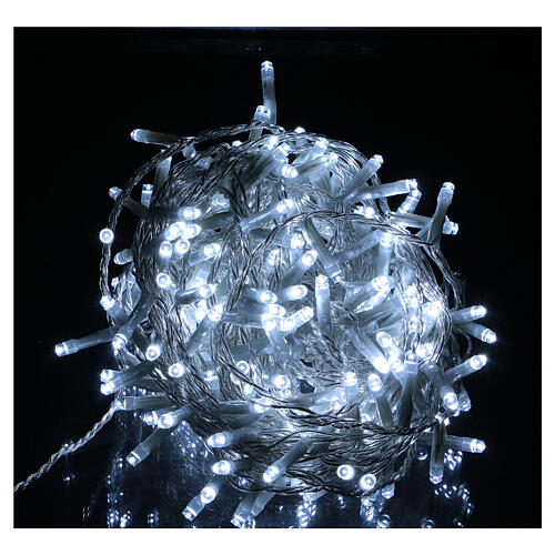 Christmas string lights, 240 white LEDs with external switch 12 m 1