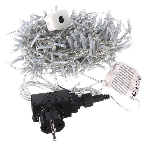 Christmas string lights, 320 warm white LEDs with control unit, 16 m 5