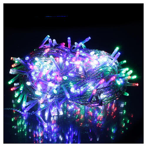Christmas string lights, 320 multi-colour LEDs with control switch 16 m 1