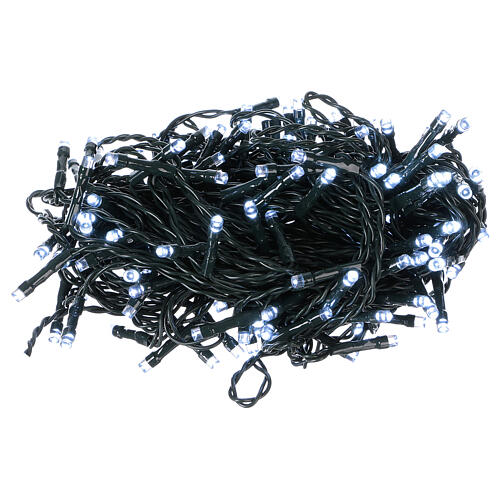 Battery operated Christmas string lights, 160 white LEDs 16 m 2