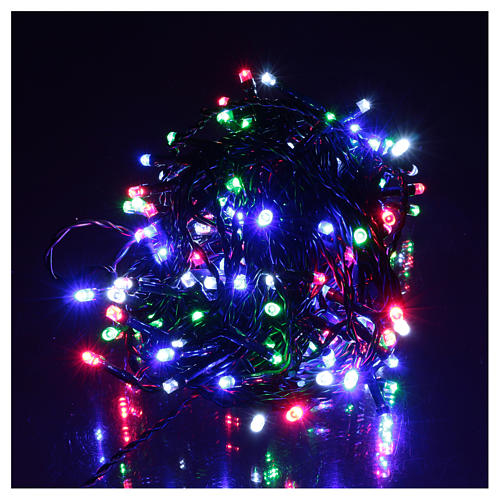 Luz de Navidad cadena 160 led multicolores exterior
