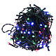 Guirlande de Noël chaîne 160 Leds multicolores extérieur piles 16 m s2