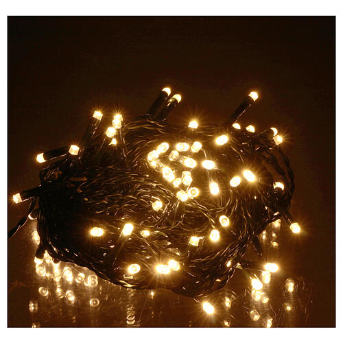 Guirlande lumineuse basic twinkle 7,1m 96 LEDs clignotants blanc