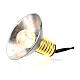 Lampe mit Metall-Lampenschirm, 3,5 V, 3 cm hoch, Krippenbeleuchtung, Niederspannung s3
