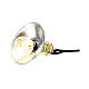 Lampe mit Metall-Lampenschirm, 3,5 V, 1 cm hoch, Krippenbeleuchtung, Niederspannung s3