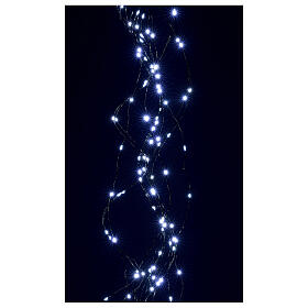 Lichterkette als Vorhang weihnachtliches kaltweiß 294 LEDs, 220V