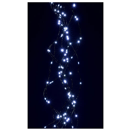 Lichterkette als Vorhang weihnachtliches kaltweiß 294 LEDs, 220V 2