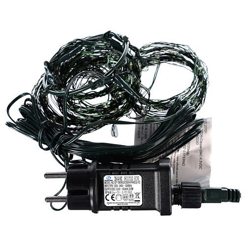 Świąteczna kurtyna świetlna, zimne białe światło, 294 nano LED, zasilanie 220V 6