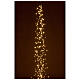 Guirlande lumineuse rideau 294 NanoLED blanc chaud 220V s1