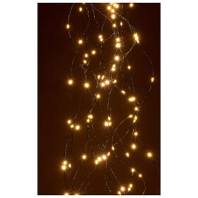 Świąteczna kurtyna świetlna, ciepłe białe światło, 294 nano LED, zasilanie 220V