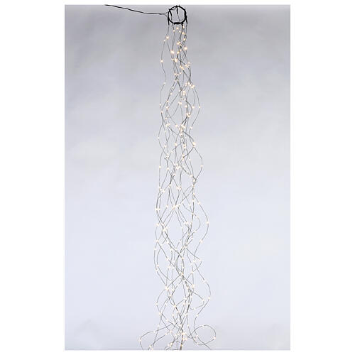 Świąteczna kurtyna świetlna, ciepłe białe światło, 294 nano LED, zasilanie 220V 3