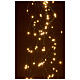 Luzes de Natal cortina 294 nano-LED luz branca quente 220V s2