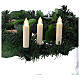 Conjunto 10 velas eléctricas para árvore de Natal com controle remoto s2