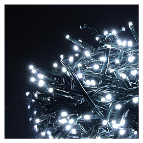 Christmas lights, 200 cold white LEDS external remote control 220V