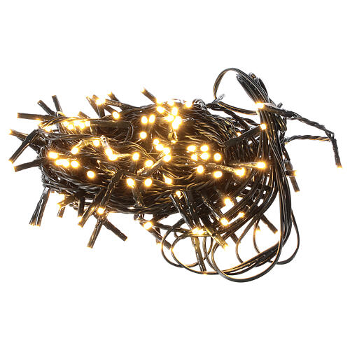 Christmas lights, 220 warm white LEDs with remote control 220V 3