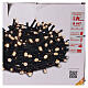Christmas lights, 220 warm white LEDs with remote control 220V s4