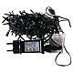 Christmas lights, 220 warm white LEDs with remote control 220V s6