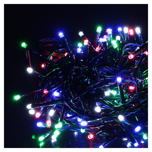 Christmas lights, 200 multi-colour LEDs with remote control 220V 1