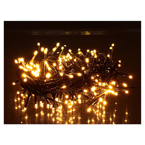 Guirlande lumineuse clignotante 500 LED Blanc chaud, decoration