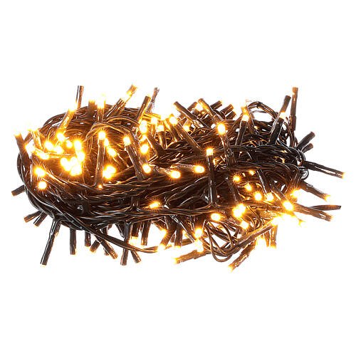 Christmas lights 200 LED warm white amber remote control outdoor
