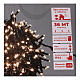 Christmas lights 1800 warm white LEDs electric powered s5
