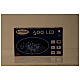 Chaîne lumineuse 500 LED blanc froid câble transparent extérieur 220V s6