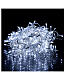 Catena luminosa 500 led bianco freddo cavo trasparente esterno 220V s1