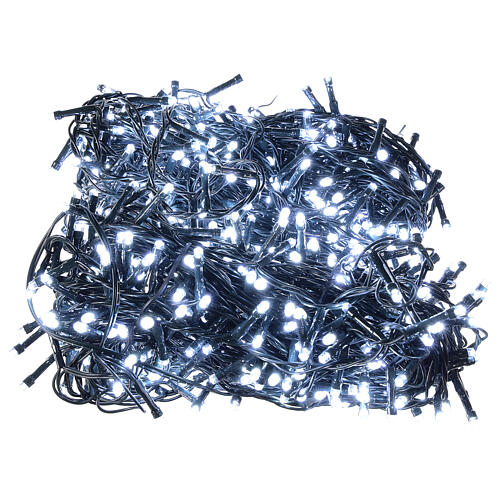 Chain lights, 800 LEDS bright cold white electric powered 3
