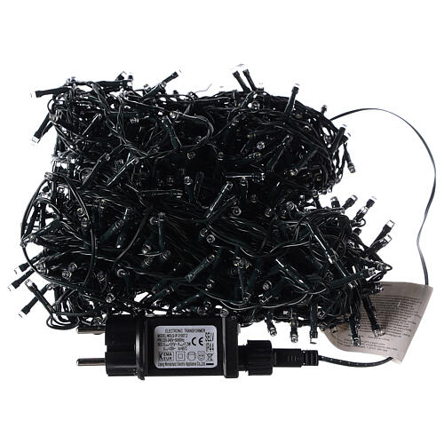 Chain lights, 800 LEDS bright cold white electric powered 6