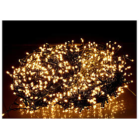 Christmas LED lights, 1500 warm white external 220V