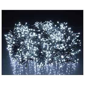 Christmas lights 1800 LEDs cold white with light shows external 220V