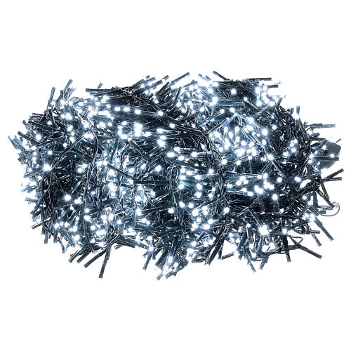 Christmas lights 1800 LEDs cold white with light shows external 220V 3