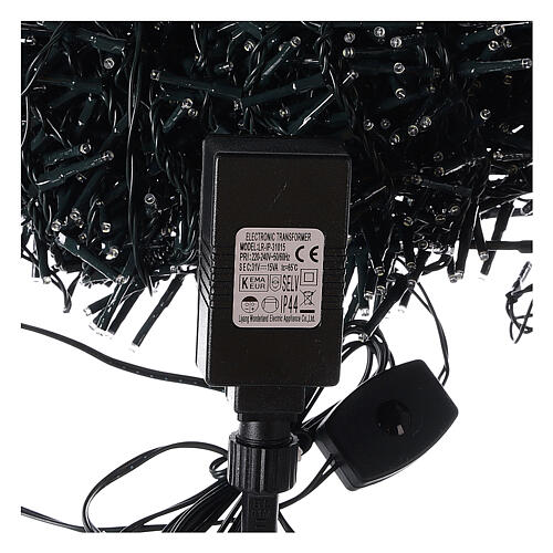 Christmas lights 1800 LEDs cold white with light shows external 220V 4