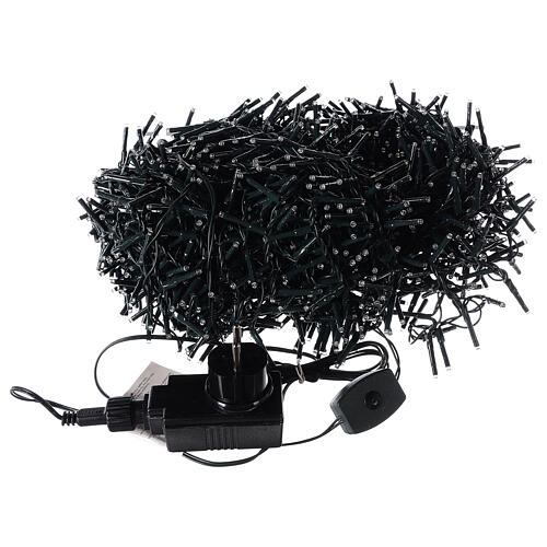 Christmas lights 1800 LEDs cold white with light shows external 220V 6