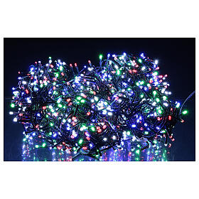Guirlande de Noël 1500 LED multicolores jeux de lumières programmables courant 220V
