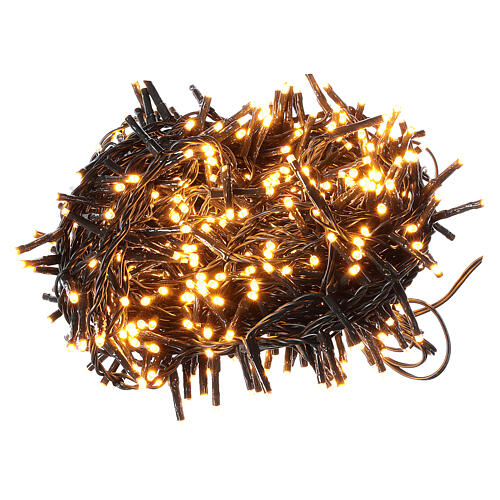 LED chain lights 500 amber warm white with programmable light options 3