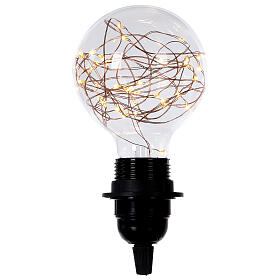 Bulb with warm white LED light inside