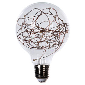 Bulb with warm white LED light inside
