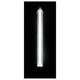 Double-sided LED tube with snow effect cold white 30 cm