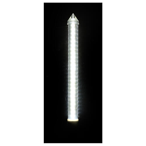 Double-sided LED tube with snow effect cold white 30 cm 1