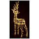 Illuminated reindeer 105 cm, warm white electric operated 220V s4