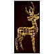 Illuminated reindeer 105 cm, warm white electric operated 220V s4
