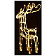 Lighted reindeer figure 45 cm, warm white electric operated 220V s5
